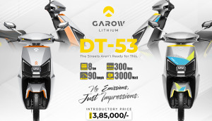 Garow DT-53 Electric Scooter Launched in Nepal with 3000W Motor and 300 KM Range