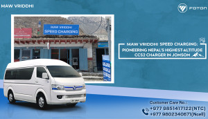 MAW Vriddhi Launches Nepal’s Highest CCS2 EV Charging Station in Jomsom