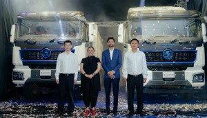 Shacman X5000e Electric Prime Mover and Tipper Launched in Nepal