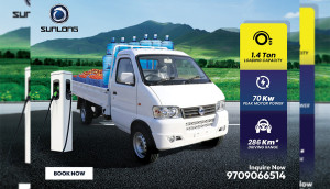 Sunlong Electric Cargo Pickup Launched in Nepal Sunlong Electric Cargo Pickup Launched in Nepal