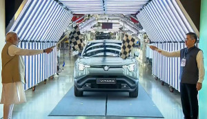 Maruti Suzuki e Vitara Production Begins in India; India PM Modi Inaugurates EV Plant Maruti Suzuki e Vitara Production Begins in India; India PM Modi Inaugurates EV Plant