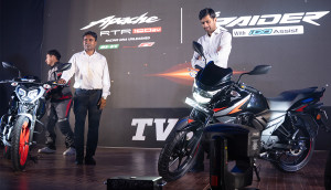 TVS Launches Apache RTR 160 2V Fi and Raider iGo in Nepal TVS Launches Apache RTR 160 2V Fi and Raider iGo in Nepal
