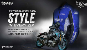 Get a Free Riding Jacket with Every Yamaha MT-15 V2 Purchase