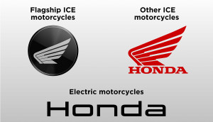 Honda Introduces New Logos for Electric and ICE Motorcycles