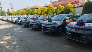 India Gifts 15 Tata Curvv EVs to Nepal for ‘Sagarmatha Sambaad’ 2025