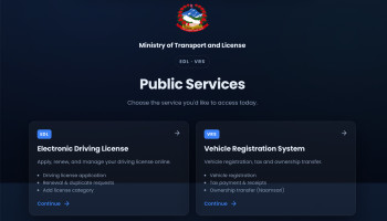 Driving Licence Services Go Digital with Online Applications, Renewals and Payments