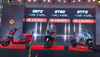 Yadea Launches GS70, GT70 and GT80 Electric Scooters in Nepal