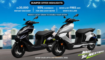 ZEEHO Electric Scooters Offer: Get Rs. 20,000 Discount, Weekly Rs. 20,000 Cashback & Up to 50% Cashback After Offer Period!