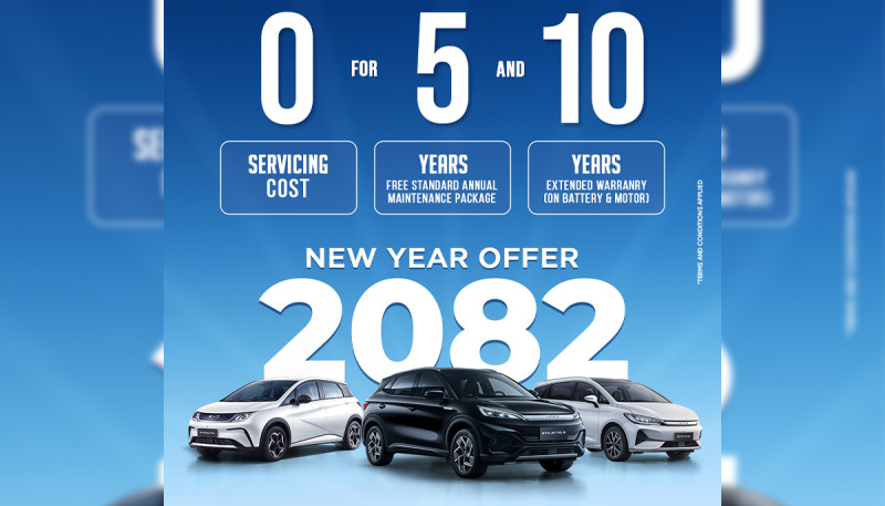 BYD Announces 10-Year Warranty and Free Servicing in New Year Offer