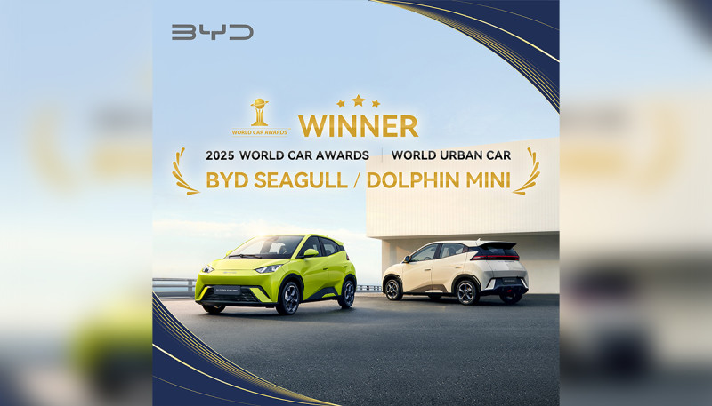 BYD Seagull/Dolphin Mini Wins 2025 World Urban Car Title