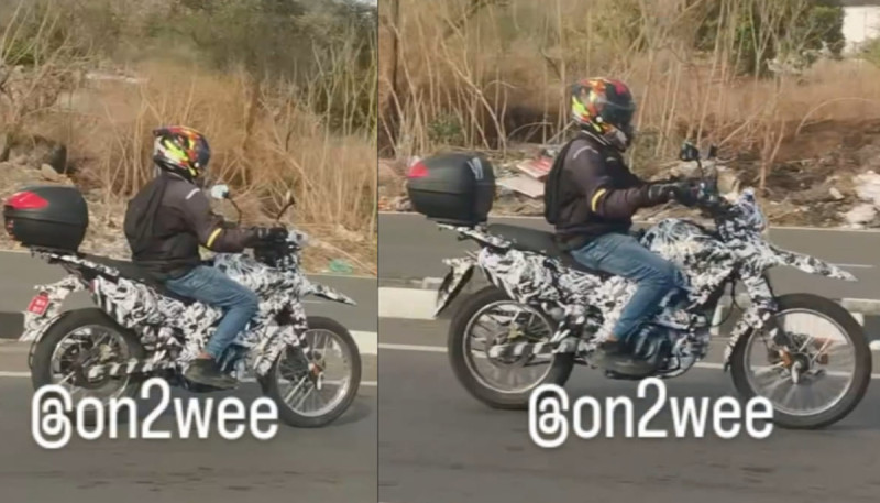 Bajaj Dual-Sport Motorcycle Spotted Testing in India
