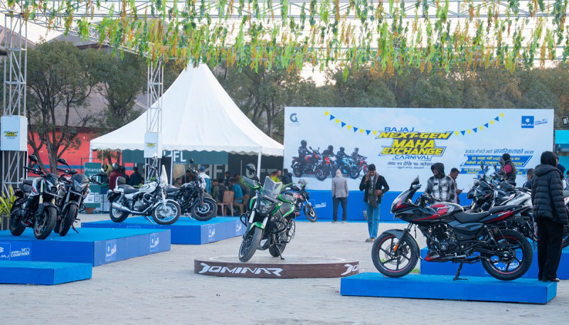Bajaj Exchange Carnival Begins in Kathmandu, Pulsar 220F FI BS6 Debuts