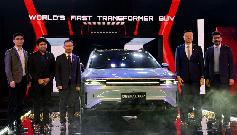 Deepal E07: Electric SUV That Transforms into a Pickup, Launched in Nepal from Rs 99.99 Lakh Deepal E07: Electric SUV That Transforms into a Pickup, Launched in Nepal from Rs 99.99 Lakh