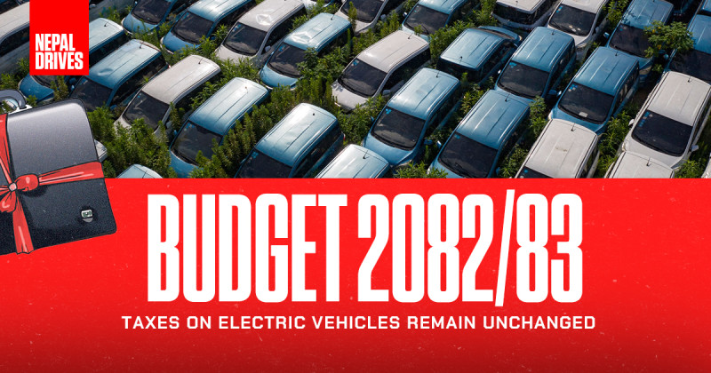 Budget 2082/83: Taxes on Electric Vehicles Remain Unchanged