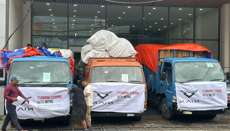 Kaiyi Supports Relief Efforts for Flood-Affected Families in Rasuwa