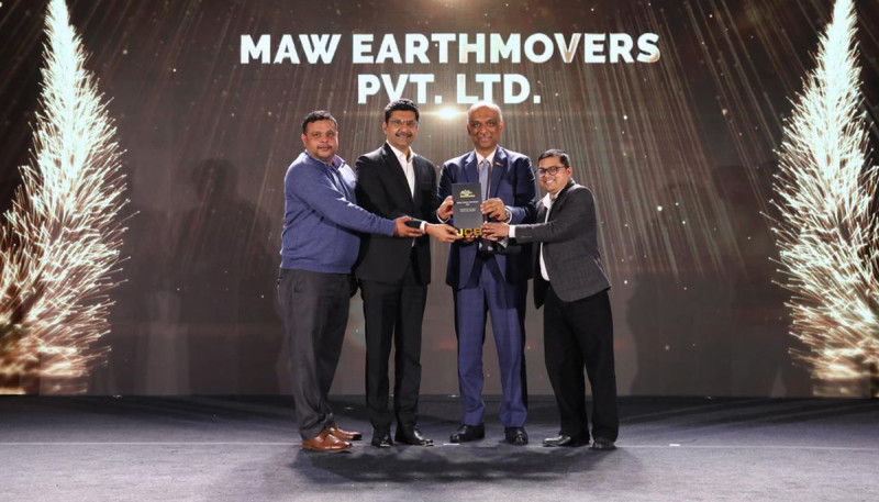 MAW Earthmovers Wins “Dealer of the Year- South Asia Region” for 4th Consecutive Year