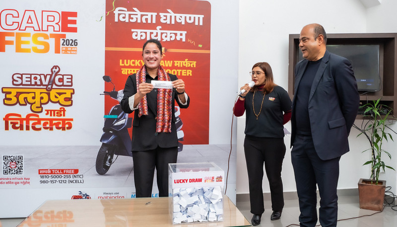 Mahindra CareFest 2082: Hari Panta Wins BGauss C-12 in Lucky Draw