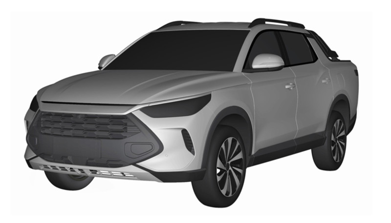 BYD’s Upcoming Compact Pickup Truck Revealed in EU Patent Filing