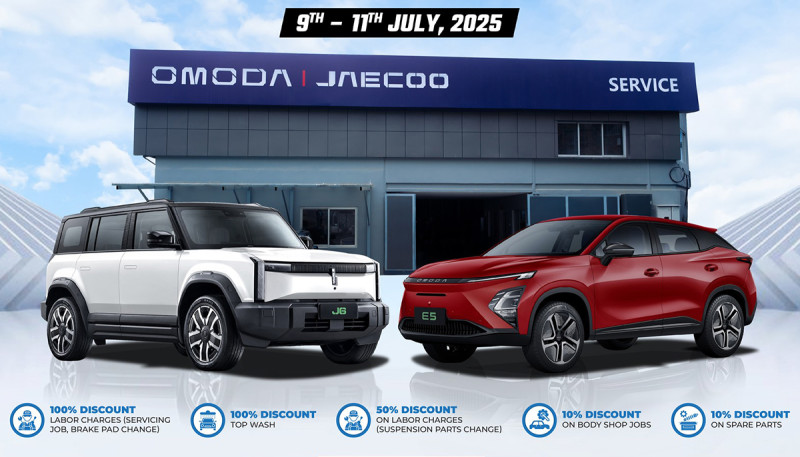 Omoda & Jaecoo Monsoon Check-Up Camp: 100% Off Labor, Free Washes, and Up to 50% Savings Nationwide!