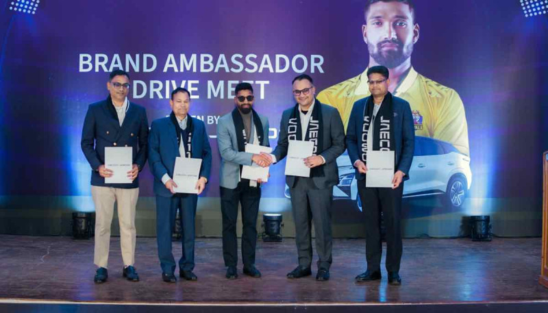 SPG Automobiles appoints Dipendra Singh Airee as the Brand Ambassador of Omoda and Jaecoo in Nepal SPG Automobiles appoints Dipendra Singh Airee as the Brand Ambassador of Omoda and Jaecoo in Nepal