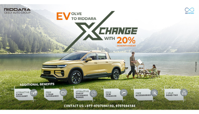 CG Motors Launches Riddara Exchange Campaign