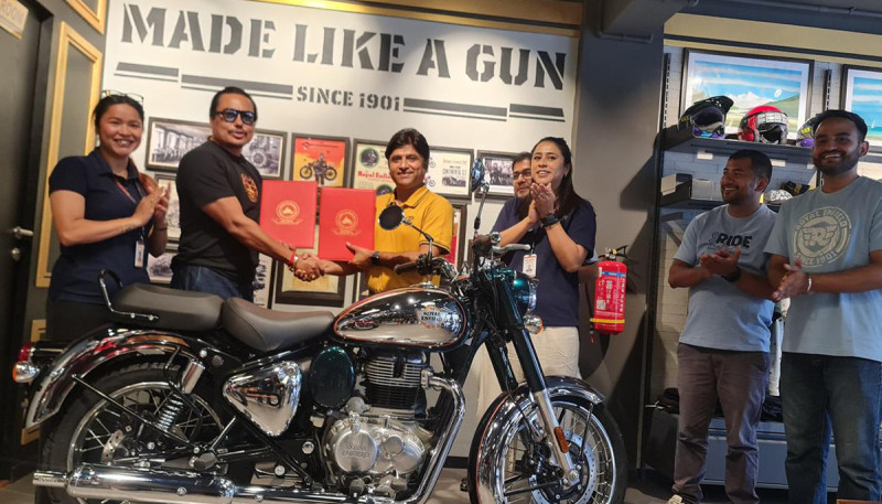 Royal Enfield Nepal Appoints Sandeep Chhetri as Brand Ambassador