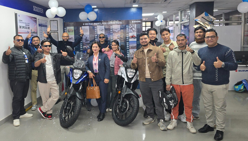 Suzuki V-Strom 250 SX Gets Two New Dual-Tone Colours in Nepal