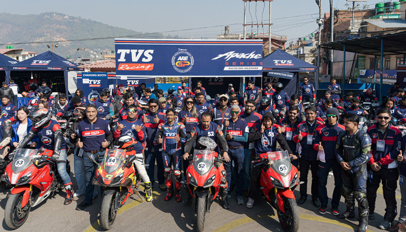 TVS Concludes Inaugural Apache Racing Experience GP in Nepal