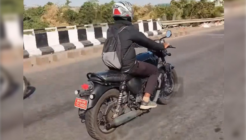 Triumph Bonneville 400 Spied Again Ahead of India Launch