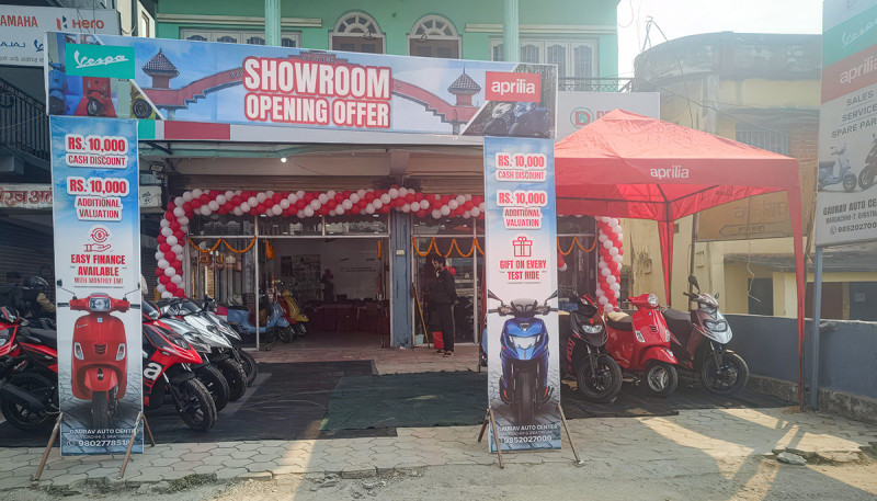 Delta Autocorp Inaugurates New Vespa/Aprilia Showroom in Biratnagar
