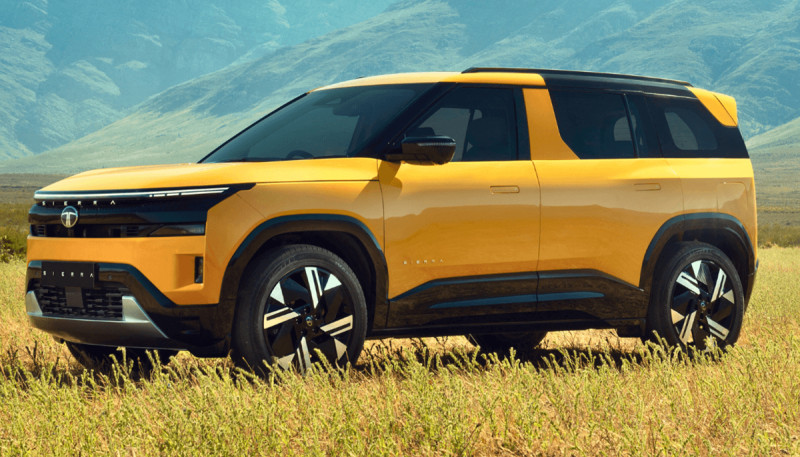 Tata Sierra EV to Launch in 2026 With RWD & AWD Options