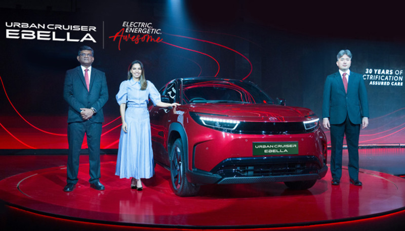 Toyota Urban Cruiser Ebella Electric SUV Unveiled in India