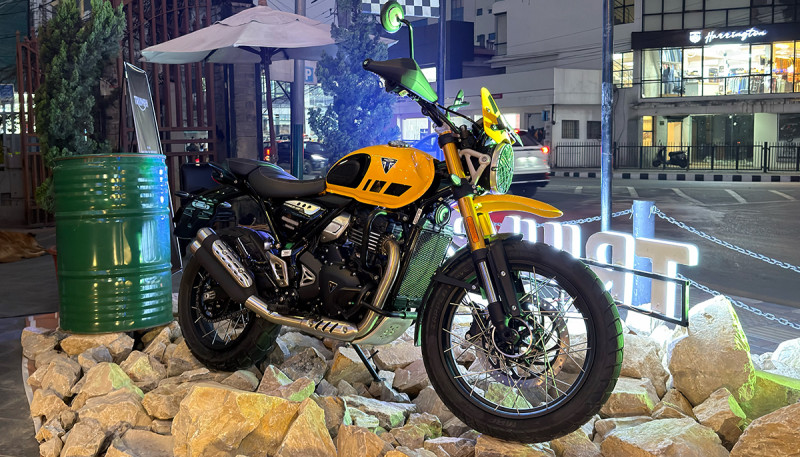 Triumph Scrambler 400 XC Officially Launched in Nepal