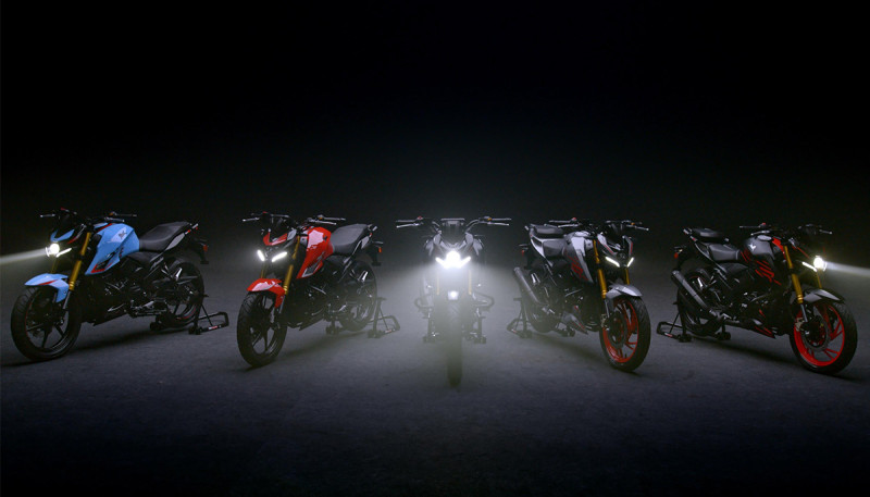 TVS Launches 20th Anniversary Edition Apache Variants Across RTR and RR Models