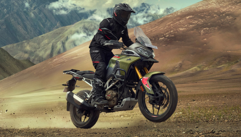 TVS Apache RTX Adventure Motorcycle Launched in India