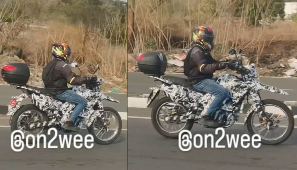 Bajaj Dual-Sport Motorcycle Spotted Testing in India