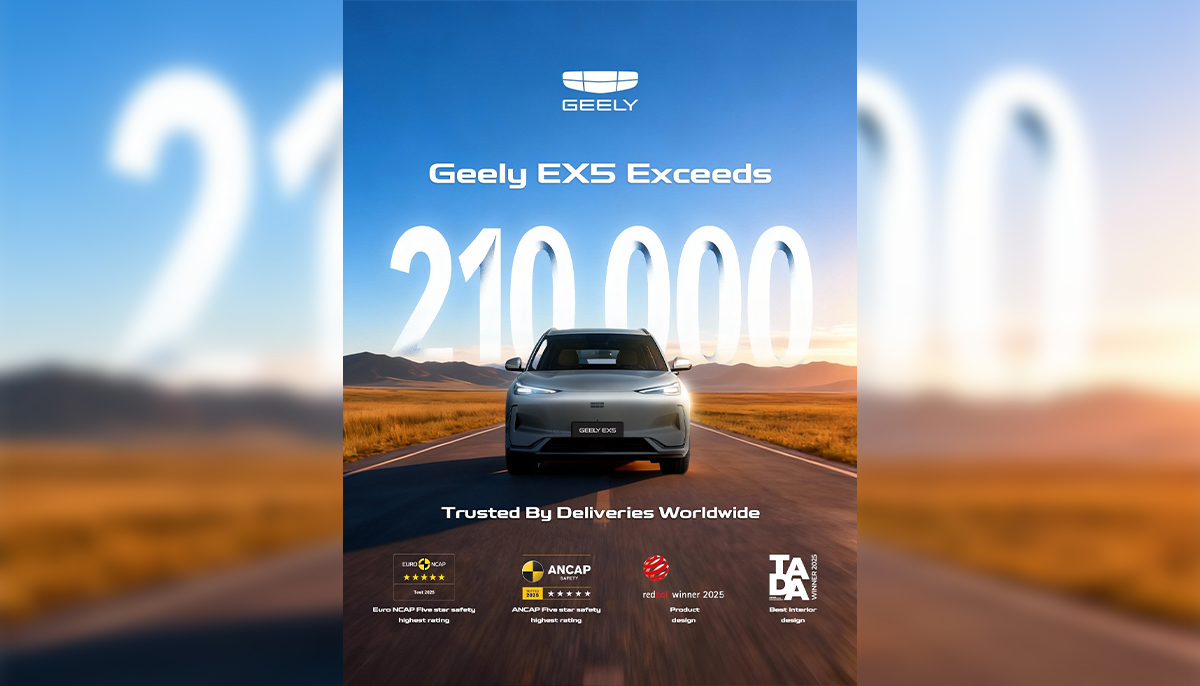 Geely EX5 Crosses 210,000 Global Sales, Marks Strong Debut in Nepal