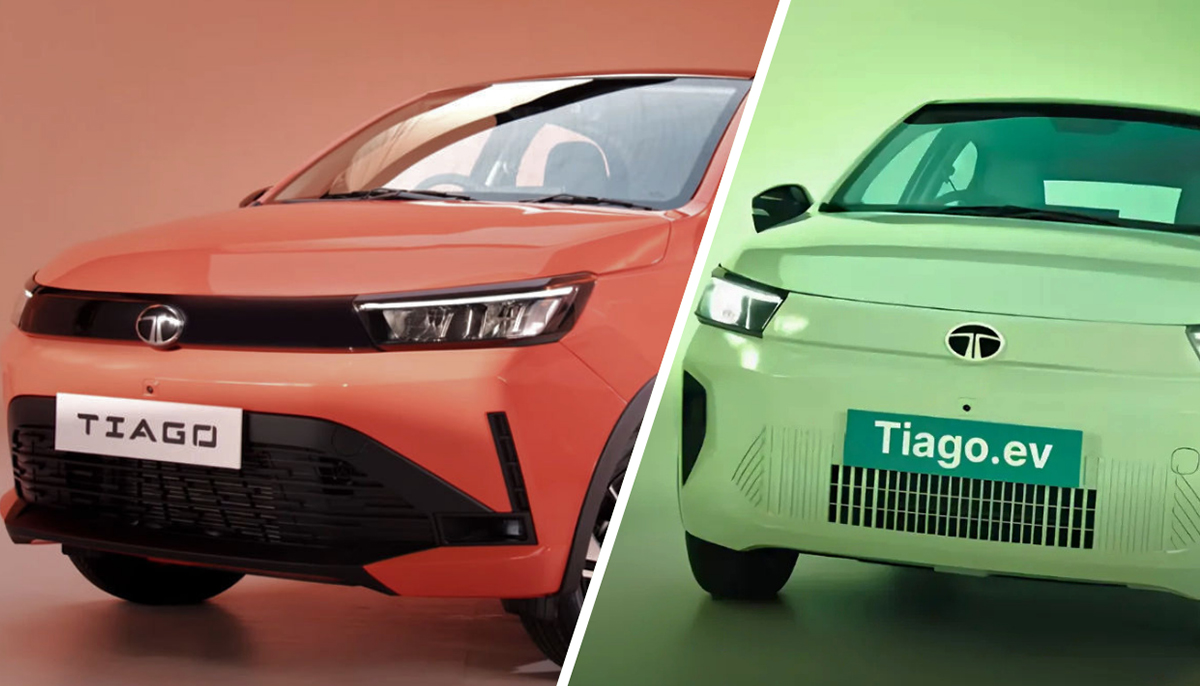 2026 Tata Tiago and Tiago EV Facelift Unveiled in India